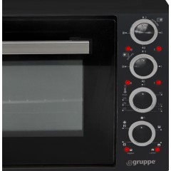 Gruppe I-28HP Ηλεκτρικό Φουρνάκι 50lt με 2 Εστίες και Αέρα Μαύρο Gruppe I-28HP Ηλεκτρικό Φουρνάκι 50lt με 2 Εστίες και Αέρα Μαύρο